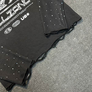 เสื้อยืดกราฟิกสตรีทแวร์พิมพ์ลายตามสั่ง คุณภาพสูง 100% ผ้าฝ้าย สำหรับผู้ชาย ระบายอากาศได้ดี แห้งเร็ว เป็นมิตรกับสิ่งแวดล้อม ผลิตจากผ้าถัก - Product Image 5