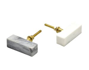 Poignée de porte de cuisine en pierre naturelle de forme carrée, polie, couleur et taille personnalisées, fabriquée en Inde - Product Image 5