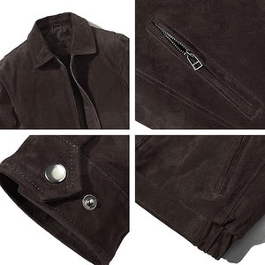 <b>Mens</b> <b>Suede</b> <b>Jacket</b> Western Rider Outerwear Smooth Texture Modern Fit OEM Custom Manufacturer Sample Service Available Premium New - Product Image 4