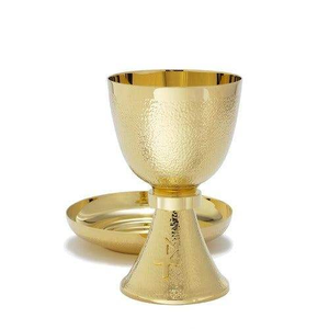 Chalice Gold-Plated Handmade with Shiny Polish Finishing Shape Embossed Design Premium Quality for Home Decoration <b>metal</b> - Product Image 3