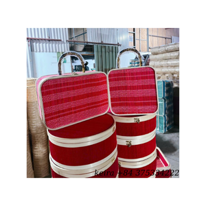 Cesta de Regalo de Bambú, Tejido de Bambú Natural Duradero para Empaque de Regalos Premium, Presentación Minorista, Producida en Vietnam - Product Image 3