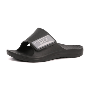 ATTA Beach Black EVA Arch <b>Support</b> Flip-Flops, All Seasons, Unisex, Dynamic Balance Arch <b>Support</b> - Product Image 1