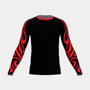 Fitness Rash Guard for Men Long Sleeve <b>Compression</b> <b>Shirt</b> Breathable Training Top USA Europe Wholesale Market - Product Image 1