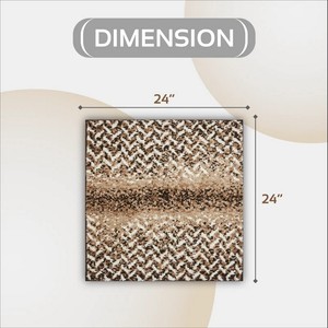Tapis de bain de luxe 100 % coton, épais, doux, super absorbant, antidérapant, facile d'entretien, compatible sèche-linge, pour un confort ultime moderne à la maison ou à l'hôtel - Product Image 1