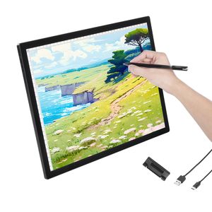 A3 LED <b>Light</b> <b>Board</b> 6 Level Dimmable Brightness Rechargeable <b>Light</b> Table Tracing Diamond Pai <b>Light</b> Box for Paintings - Product Image 1