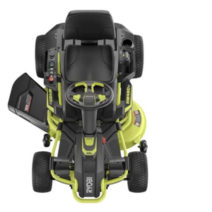 BEST Ryobi 48V Electric Zero-Turn Riding Lawn Mower - 30" Alloy Steel, Black/Green Ready for shipping - Product Image 1