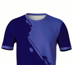 Personalized Short Sleeve Sublimation Printed Front Logo Lightweight Polyester <b>Athletic</b> T-Shirt - Product Image 5
