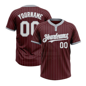 Entrega Rápida, Camisetas de Béisbol Lisas con Impresión Personalizada, Jersey de Béisbol Azul Sublimado, Jersey de Béisbol Económico para Hombre/Juvenil - Product Image 1