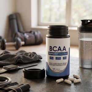Capsules BCAA personnalisées en marque privée OEM ODM 2:1:1 120 capsules Supplément d'acides aminés - Product Image 2