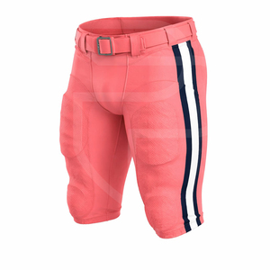 Ensemble de maillot et pantalon de football américain personnalisé, imprimé par sublimation, 100% polyester, évacuation de l'humidité, séchage rapide, extensible dans quatre directions - Product Image 5