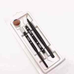 High Quality 3-Piece Dental Examination Set <b>Probes</b> & Mouth Mirror Steel Tools Kit Manual Power Source Hot Sale By Grip Surgical - Product Image 4