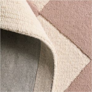 Indian Supplier's Unique Geometric diamond pattern Modern Hand Tufted Wool Rugs High Quality Cut and Loop Pile PET Friendly - Product Image 4