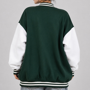 Veste universitaire personnalisée haut de gamme pour femme, brodée, style baseball, respirante, décontractée, streetwear, mode - Product Image 2