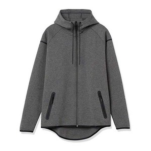 Manufacturer Fleece Custom Designer 100% Cotton Full Zip up <b>Hoodies</b> <b>Plain</b> Blank Casual Grey Color Men's <b>Hoodies</b> - Product Image 6