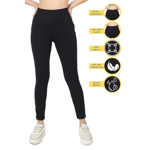 Leggings taille haute doux et extensibles sans coutures pour yoga et entraînement, effet ventre plat, non transparents, confortables - Product Image 2