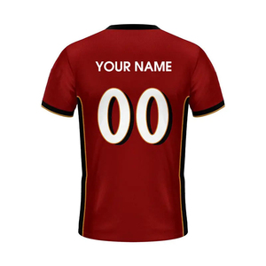 Camisetas de fútbol personalizadas Nueva camiseta de fútbol americano cosida fabricada 100% poliéster camiseta de fútbol americano sublimada - Product Image 3