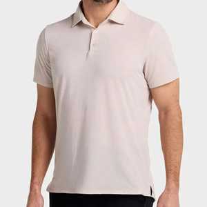 Nueva Camiseta Polo de Moda Urbana para Hombre, Estilo Americano, 100% Algodón Transpirable, Diseño con Botones, para Uso en el Hogar - Product Image 1