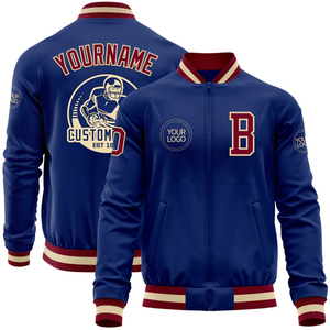 Chaqueta Varsity Unisex Personalizada, Resistente al Viento, con Forro Polar, Logotipo Bordado Personalizado, para Clubes Juveniles/Escuelas, Proveedor OEM al por Mayor - Product Image 2
