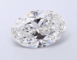 Diamante ovalado de 1.33 quilates, color E, claridad VVS2, piedra suelta cultivada en laboratorio con tratamiento HPHT, pulido excelente para un magnífico anillo de compromiso solitario. - Product Image 1