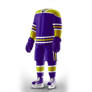 OEM Custom Team Name Ice Hockey Uniform Sportswear <b>Strings</b> Digital Print 100% Polyester Men's Adult Automated - Product Image 3