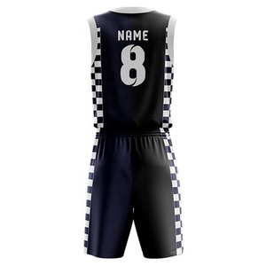 Uniforme de Baloncesto Cosido de Nuevo Diseño, Alta Calidad, Transpirable, Hecho en Pakistán, Precio Económico, 100% Poliéster, Secado Rápido, Personalizado - Product Image 6