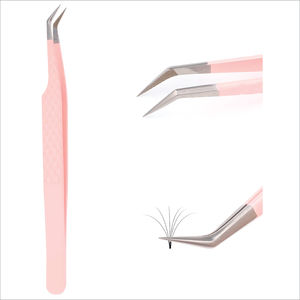 Pinzas Profesionales de Precisión Antiestáticas de Acero Inoxidable para Pestañas, Pinzas 3D para Volumen de Pestañas, para Extensión de Pestañas - Product Image 5