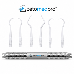 ชุดเครื่องมือขูดตกแต่งทันตกรรมไทเทเนียมแบบพรีเมี่ยมมีที่จับ12คู่ - Product Image 1