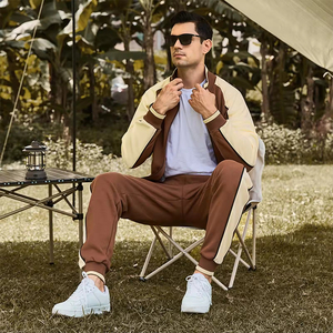 Latest Style Winter Casual Solid Unisex Regular Fit 100% Cotton Anti-Bacterial <b>Tracksuits</b> Sportswear Custom Logo - Product Image 4