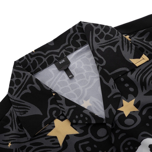 Nouveauté Chemises décontractées pour hommes de style streetwear à manches courtes avec impression par sublimation personnalisée de haute qualité, coupe régulière, respectueuses de l'environnement - Product Image 2