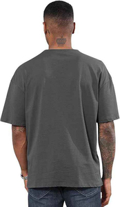 เสื้อยืดออกกำลังกายผู้ชายทรงโอเวอร์ไซส์ OEM ผลิตตามสั่ง เนื้อผ้าฝ้าย 100% ระบายอากาศได้ดี เป็นมิตรกับสิ่งแวดล้อม ผ้ามีความยืดหยุ่น เสื้อยืดแขนสั้น - Product Image 5