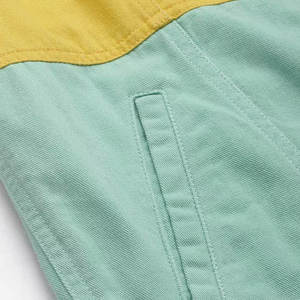 Veste en jean pour homme à col montant, coupe ajustée, manches longues - Coupe-vent, respirante, antibactérienne, streetwear décontracté d'hiver - Product Image 6