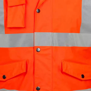 Pull-over tricoté unisexe haute visibilité avec logo personnalisé, option devant, pour uniforme de travail hivernal, idéal pour les agents de sécurité - Product Image 5