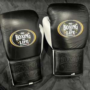 ชุดฝึกซ้อมมวยคุณภาพสูงปรับแต่งได้ NO BOXING NO LIFE พร้อมนวมหนังแท้ ที่ครอบศีรษะ และอุปกรณ์ป้องกันอวัยวะเพศชาย ราคาขายส่ง - Product Image 3