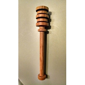 Bâtonnet à miel réutilisable en bois fait main de luxe pour pot de miel, cuisine, salle à manger et service du petit-déjeuner - Product Image 2