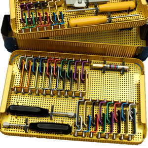 Système de fixation de la colonne vertébrale, ensemble d'implants, vis en alliage de titane, tiges, connecteurs, instrumentation chirurgicale orthopédique, ensemble d'implants spinaux - Product Image 6
