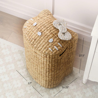 Un touche de charme adorable pour n'importe quel espace. Adorable organiseur pour jouets, livres, vêtements, panier de rangement avec couvercle Hello Kitty.