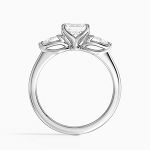 Anillo BOJ 077 con Corte Asscher, Plata 925, Halo de Diamantes, Anillo Solitario con Piedra de 2ct, Color D, VVS1, Moissanita, Certificado GRA, Precio Bajo - Product Image 2