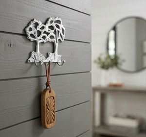 Crochets suspendus de conception haut de gamme en aluminium finition argentée, parfaits pour un rangement et une organisation élégants à la maison - Product Image 4