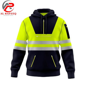 Sweat à capuche de sécurité haute visibilité unisexe 2026, réfléchissant, léger, pour les travailleurs - Product Image 1