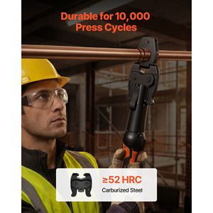 Attrezzi a pressione serie ProPress Compact compatibili con tubi in rame da 1/2'', 3/4'', 1'', 1-1/4'' - Attuatore a pressione per sistemi HVAC - Product Image 5