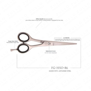 Juego de Tijeras Profesionales para Cortar el Cabello, Tijeras de Peluquería de Acero con Alto Contenido de Carbono de 6 Pulgadas para Estilismo en Salones de Belleza - Product Image 3