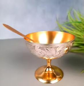 Elegante Tazón de Acero Inoxidable para Helado, Plato Metálico para Servir Postres - Product Image 5