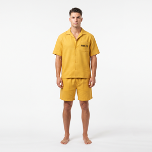 Custom Logo Wholesale regular Size Men Short <b>Set</b> regular Gym Fitness Blank Summer Button Shirt and Shorts <b>Set</b> for Men - Product Image 3