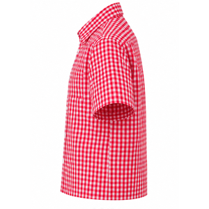 Custom Summer High Quality T-<b>Shirts</b> Casual Plaid <b>Shirt</b> 100% Cotton Oversized Boxy Fit <b>Button</b> up <b>Shirts</b> for Men - Product Image 4