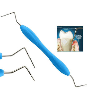 Sonda Periodontal Manual para Laboratorio Dental, Codificada por Colores, de Acero Inoxidable de Grado Médico, Instrumentos Quirúrgicos Dentales - Product Image 5