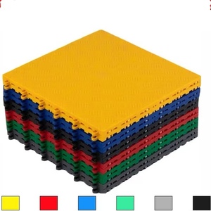 Baldosas de Plástico PP Encajables para Piso de Garaje, Removibles, Antideslizantes e Impermeables para Almacenes y Talleres de Reparación de Automóviles - Product Image 3
