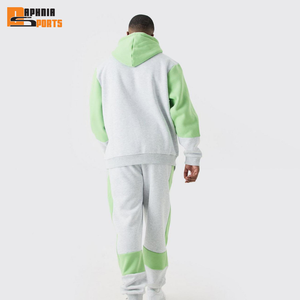Conjunto Deportivo para Hombre, Modelo 2026, Ecológico, Transpirable, Casual, de Color Sólido, con Paneles de Felpa, Sudadera con Capucha y Pantalones, Estilo Urbano - Product Image 3