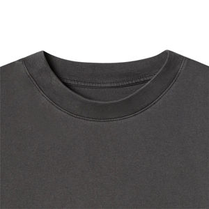 เสื้อยืดผู้ชายไซส์ใหญ่พิเศษ 150 กรัม ผ้าฝ้ายซาติน คอโอ ทรงหลวม พิมพ์ลายโลโก้ด้านหลัง สไตล์ลำลอง ทรงบ็อกซี่ รับผลิตตามแบบ - Product Image 5