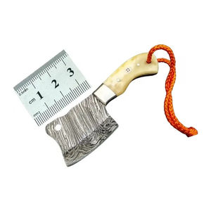 Couteau de chef personnalisé fait main Burraq DIY OEM, ensemble en acier Damas, manche miniature élégant, cadeau fabriqué au Pakistan - Product Image 2