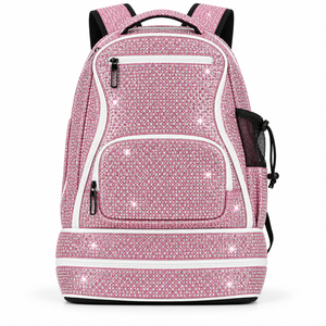 Mochila de Moda con Pedrería Brillante al por Mayor, Mochila Personalizada con Cristales para la Escuela, Viajes y Deportes - Product Image 4